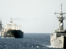 Operation Earnest Will, 1987, when the US Navy escorted Kuwaiti oil tankers for free
