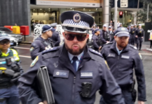 Police presence at Australian Special Envoy Jillian Segal's presentation to the Bondi Royal Commission into Antisemitism hearing last week