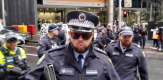 Police presence at Australian Special Envoy Jillian Segal's presentation to the Bondi Royal Commission into Antisemitism hearing last week