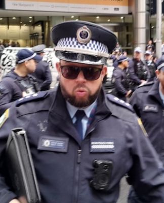 Police presence at Australian Special Envoy Jillian Segal's presentation to the Bondi Royal Commission into Antisemitism hearing last week