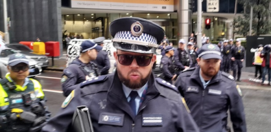 Police presence at Australian Special Envoy Jillian Segal's presentation to the Bondi Royal Commission into Antisemitism hearing last week