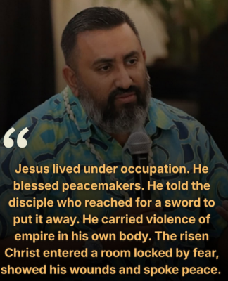 Reverend James Bhagwan, general secretary of the Pacific Conference of Churches