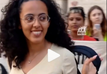 Retrial for UK student charged with ‘terrorism’ over speech condemning genocide French-Ethiopian student Sarah Cotte