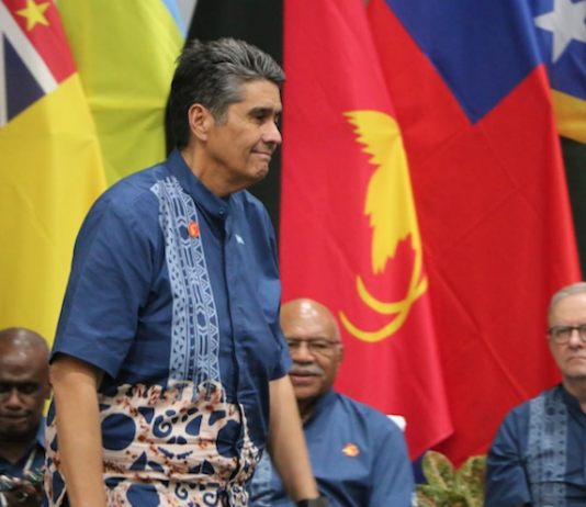 Palau's President Surangel Whipps Jnr