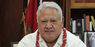Samoa's opposition leader Tuilaepa Dr Sailele Malielegaoi