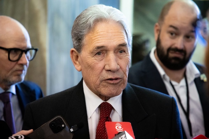 NZ Foreign Minister Winston Peters