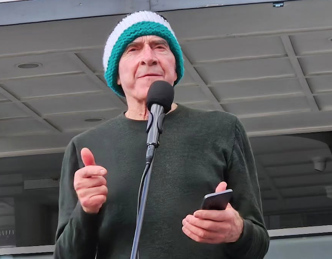 Ihumatao and Rocket Lab protester Brendan Corbett 