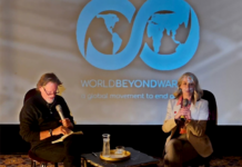 American advocacy journalist and film maker Abby Martin in conversation with Auckland journalist Simon Wilson