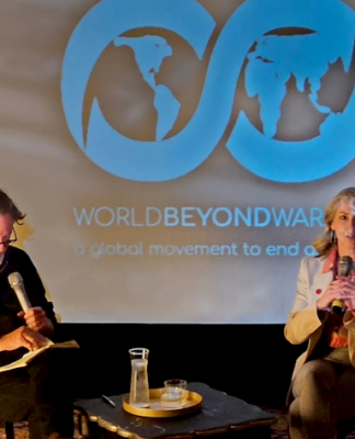 American advocacy journalist and film maker Abby Martin in conversation with Auckland journalist Simon Wilson