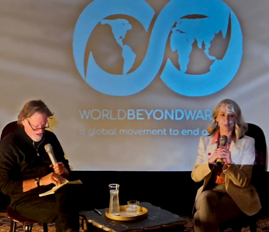 American advocacy journalist and film maker Abby Martin in conversation with Auckland journalist Simon Wilson