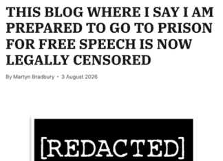 These "Legally censored - Redacted" lines now replace headlines over two Daily Blog editorials published prior to today's Auckland District Court hearing