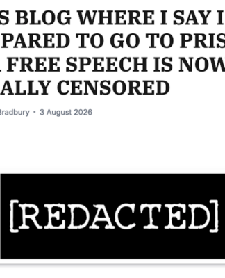 These "Legally censored - Redacted" lines now replace headlines over two Daily Blog editorials published prior to today's Auckland District Court hearing