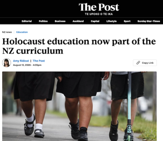 Tracy-Moana Campbell: Genocide training for NZ teachers by Israel ludicrous idea Holocaust education