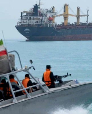 The key Hormuz question that everybody is avoiding An Iranian naval speedboat patrolling the Strait of Hormuz