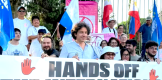 Defenders of the International Criminal Court, led by the pan-European group Eumans, rally in Rome