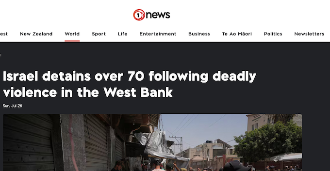 Israeli attacks on the Occupied West Bank