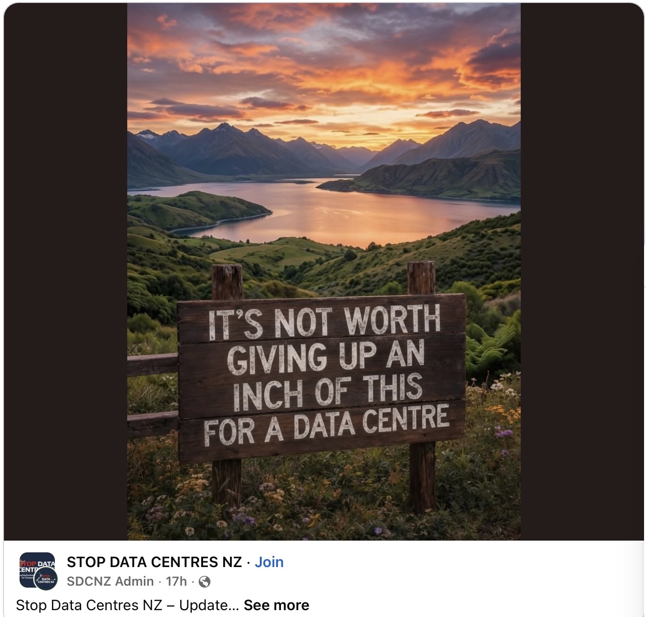 Image: Social media feed screenshot