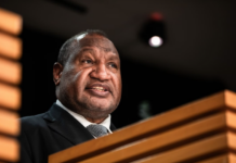 PNG Prime Minister James Marape