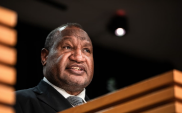 PNG Prime Minister James Marape