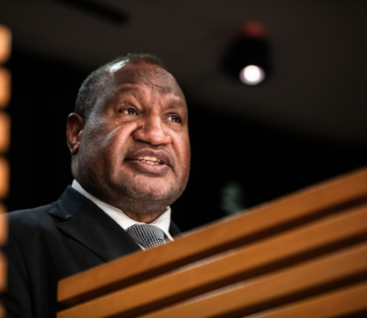 PNG Prime Minister James Marape