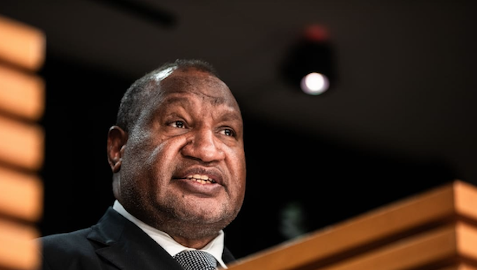PNG Prime Minister James Marape