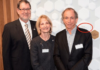 Australian Antiosemitismn Commission Jillian Segal (centre) with husband John Roth (right)
