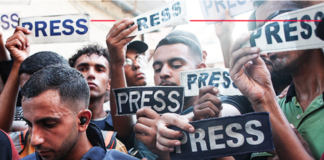 Al Jazeera abruptly terminates contracts of Palestinian journalists in Gaza in ongoing Israeli genocide Gazan journalists calling for open access to the besieged Palestinian enclave . . . more than 200 journalists and media freedom groups signed a petition demanding free media access and protection for Palestinan media workers