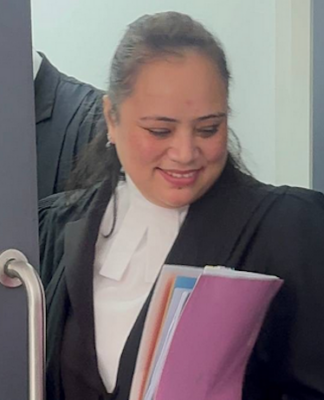 Lawyer Juleen Fatiaki, counsel for Charlie Charters