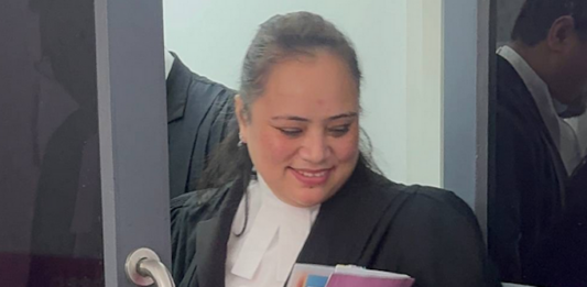 Lawyer Juleen Fatiaki, counsel for Charlie Charters