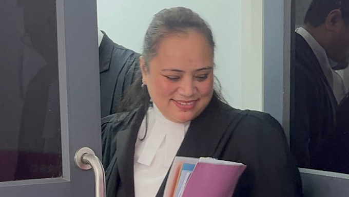 Lawyer Juleen Fatiaki, counsel for Charlie Charters
