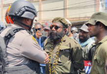 KNPB spokesperson Ogram Wanimbo
