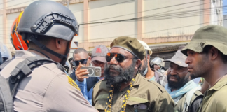KNPB spokesperson Ogram Wanimbo