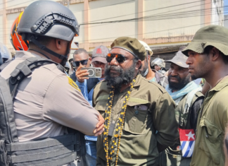 KNPB spokesperson Ogram Wanimbo