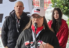 PSNA's Leeann Wahanui-Peters reading out Te Pāti Māori's statement for co-leader Debbie Ngarewa-Packer