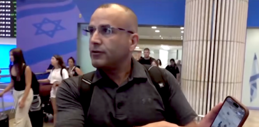 Palestinian-American home owner Loui Ridi at Ben Gurion Airport . . . "I appreciate Mike Huckabee condemned it, called them terrorists. But I’ve been in contact with the embassy, that nothing has been done on the ground."