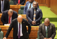 ‘This is a difficult task’: PNG parliament to finally address Bougainville vote PNG Prime Minister James Marape (right) and MPs "pray for wisdom"