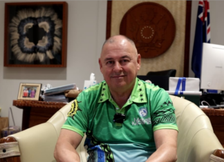 Cook Islands Party leader Mark Brown