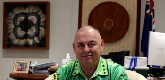 Cook Islands Party leader Mark Brown