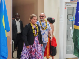 All smiles for Solomon Islands Prime Minister Matthew Wale