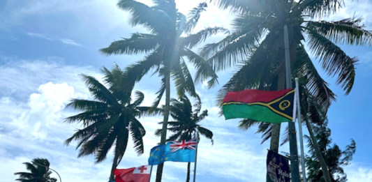 Pacific Islands Forum member flags