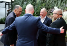 The Realm of New Zealand's four leaders