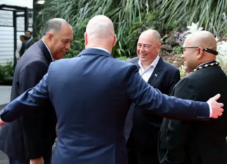 The Realm of New Zealand's four leaders