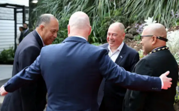 The Realm of New Zealand's four leaders