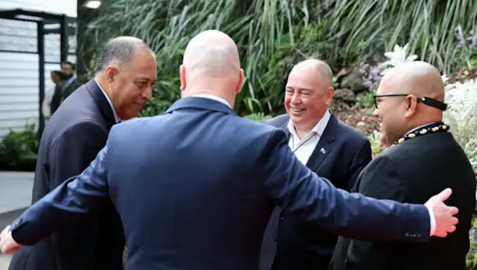 The Realm of New Zealand's four leaders
