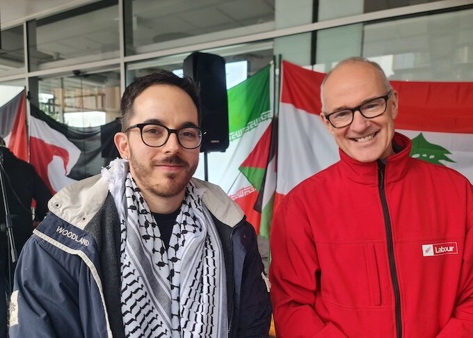 The Green Party’s Ricardo Menéndez March (left) and Labour's Phil Twyford