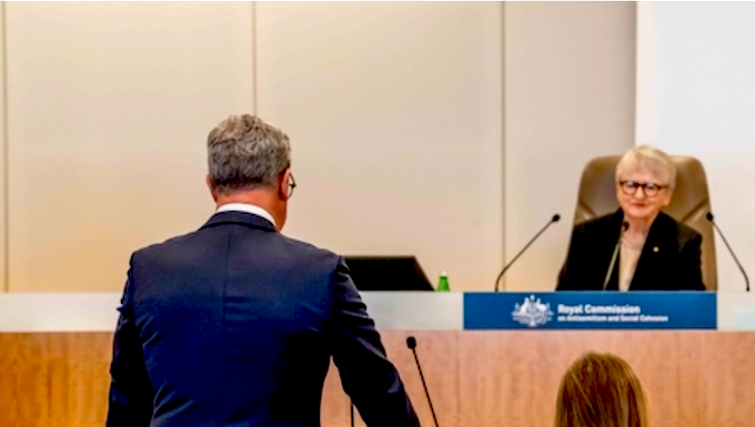 Counsel Assisting before Commissioner Virginia Bell