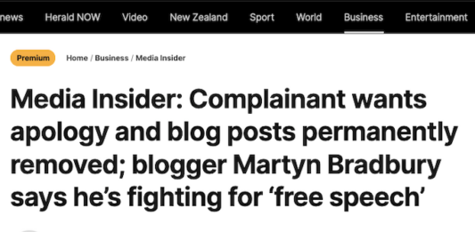 New Zealand Herald's editor-at-large Shayne Currie's "Media Insider" column