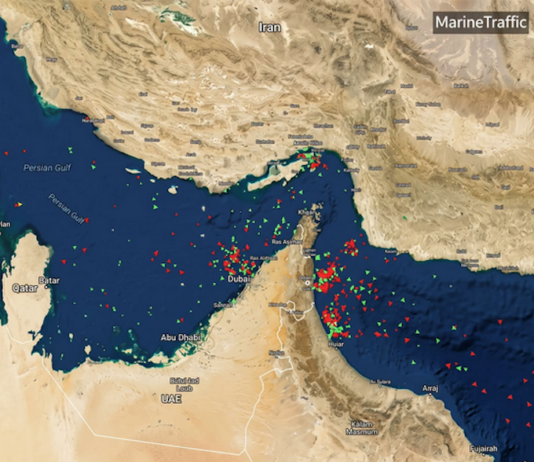 The Strait of Hormuz - closed