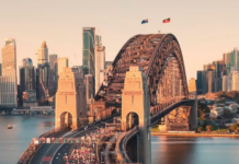 Forty current and former soldiers of the Israel "Defence" Forces (IDF) will jog across the Sydney Harbour Bridge
