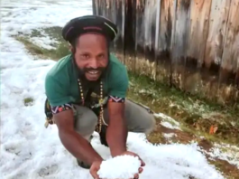 Reports from West Papua say parts of the highlands region have been blanketed by snow and ice in recent days